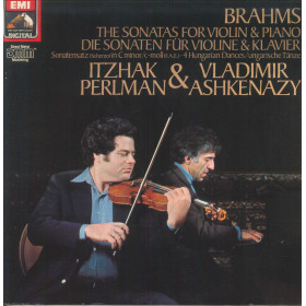 Brahms, Perlman, Ashkenazy Lp Vinile Violin Sonatas / EMI – EX2700103 Nuovo
