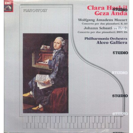 Bach, Mozart, Haskil, Anda LP Vinile Concerto Per Due Pianoforti / 531004391 Sigillato