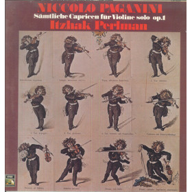 Paganini, Perlman LP Vinile Samtliche Capricen Fur Violine Solo  Op. 1 Sigillato