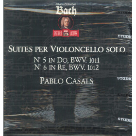 Bach ‎LP Vinile Suites Per Violoncello Solo N.5 In Do, BWV.1011 N. 6 In Re, BWV 1012