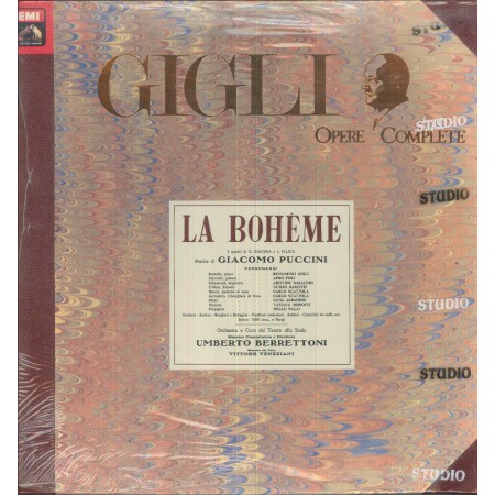 Puccini, Berrettoni, Gigli LP Vinile La Bohème / 2531006733M Sigillato