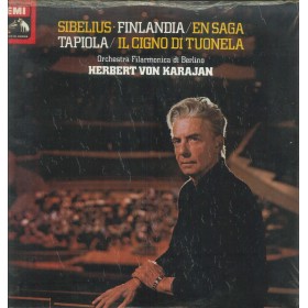 Sibelius, Karajan LP Vinile Finlandia, En Saga, Tapiola, Il Cigno Di Tuonela / 3C06502878Q Sigillato