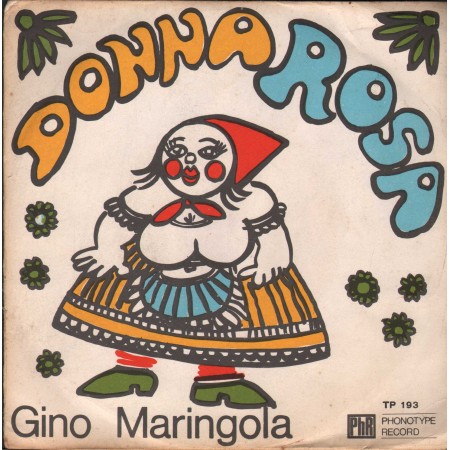 Gino Maringola Vinile 7" 45 giri Donna Rosa / Sulla Carrozzella Nuovo