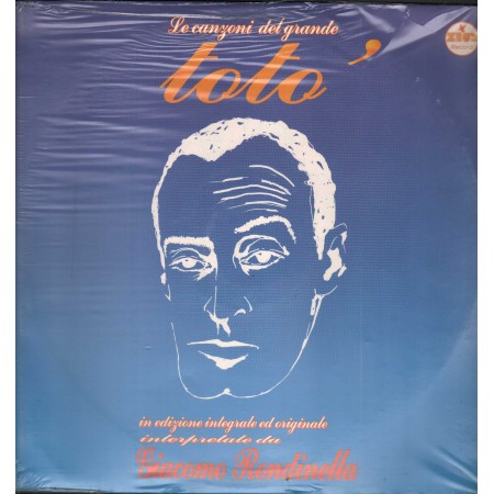 Giacomo Rondinella ‎LP Vinile Le Canzoni Del Grande Totò / Zeus – BE0263 Sigillato