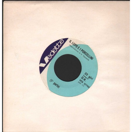 Renata Paccarie' ‎Vinile 7" 45 giri Il Lupo E I Porcellini, Parte I, II / VCE37705 Nuovo
