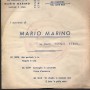 Mario Marino Vinile 7" 45 giri Me Parlano 'E Te / Napule È Una / Fono Etris – SC3008 Nuovo