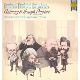 Anthony E Joseph Paratore, Mozart LP Vinile Opera Festival For Four Hands / M42102 Nuovo