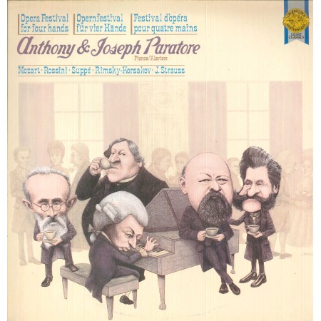 Anthony E Joseph Paratore, Mozart LP Vinile Opera Festival For Four Hands / M42102 Nuovo