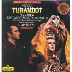 Puccini, Marton, Carreras, Ricciarelli LP Vinile Turandot / CBS – M42168 Nuovo