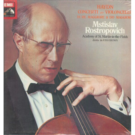 Haydn, Rostropovich, Brown ‎LP Vinile Concerti Per Violoncello In Re, Do Maggiore Sigillato