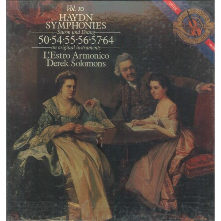 Haydn, L'Estro Armonico, Solomons ‎LP Vinile Vol.10, Symphonies, Sturm Und Drang / M342111 Sigillato