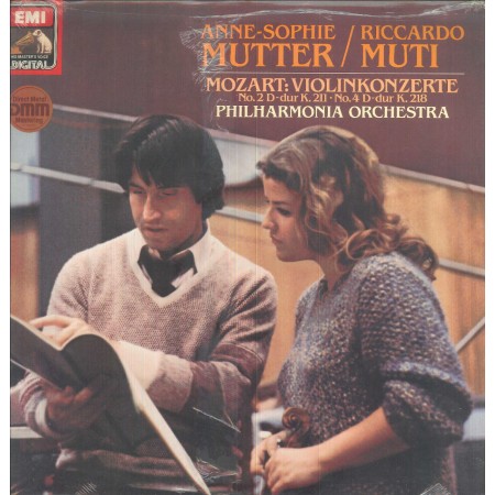 Mutter, Muti, Mozart ‎LP Vinile Violinkonzerte No.2, 4  D-dur K.211, K.218 Sigillato