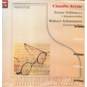 Schubert, Schumann, Arrau LP Vinile 3 Klavierstucke / Carnaval Op.9 / 531435321M Sigillato
