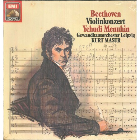 Beethoven, Menuhin, Masur LP Vinile Violinkonzert / His Master's Voice – 1C06743274T Sigillato