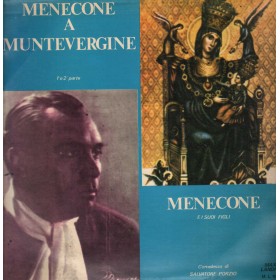 Menecone Ed I Suoi Figli LP Vinile Menecone A Montevergine 1 E 2 Parte / ML0011 Nuovo
