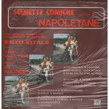 Enzo Vitale LP Vinile Scenette Comiche Napoletane Raccolta 2 / VISLP2093 Sigillato