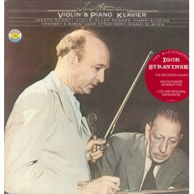 Stravinsky ‎LP Vinile Violin & Piano Klavier / CBS ‎– 79240 Nuovo