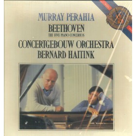 Perahia, Haitink LP Vinile Beethoven, The Five Piano Concertos / CBS  – M3X44575 Sigillato
