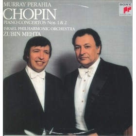 Perahia, Mehta LP Vinile Chopin, Piano Concertos Nos. 1, 2 / Sony – S44922 Nuovo