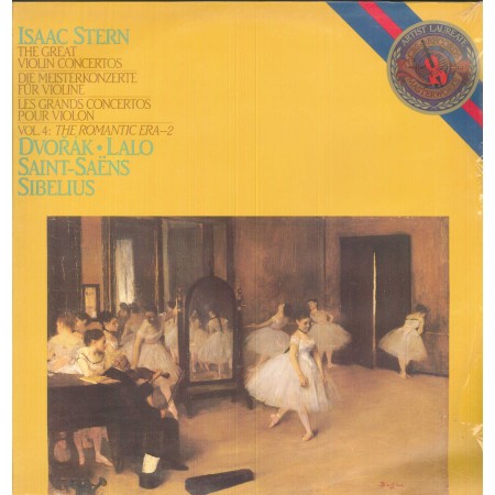 Stern, Dvorak, Sibelius LP Vinile The Great Violin Concertos, Vol. 4, The Romantic Era-2 Sigillato