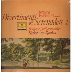 Mozart, Karajan LP Vinile Divertimenti E Serenaden 1 / Deutsche  – 2726031 Nuovo