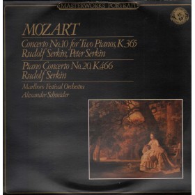 Mozart, Serkin ‎LP Vinile Concerto N. 10, K.365, Piano Concerto N. 20, K.466 / MP39127