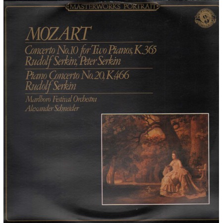 Mozart, Serkin ‎LP Vinile Concerto N. 10, K.365, Piano Concerto N. 20, K.466 / MP39127