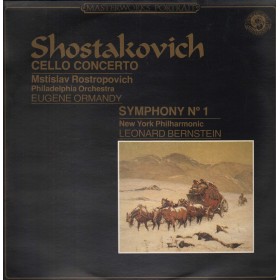 Shostakovich, Bernstein LP Vinile Symphony N.1 / Cello Concertos N.1 /  CBS60284 Nuovo