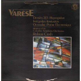 Varèse, Craft LP Vinile Hyperprism, Integrales, Ionisation / CBS – CBS60286 Nuovo