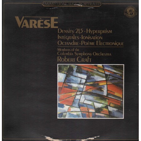 Varèse, Craft LP Vinile Hyperprism, Integrales, Ionisation / CBS – CBS60286 Nuovo