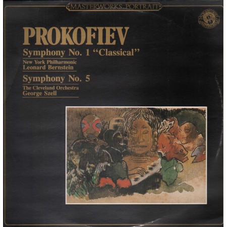 Prokofiev, Bernstein LP Vinile Symphony N.1 Classical / Symphony N. 5 / MP39755 Nuovo