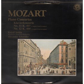 Mozart ,Serkin LP Vinile Piano Concertos N. 11 K. 413, No. 12 K. 414 / MP39765 Nuovo