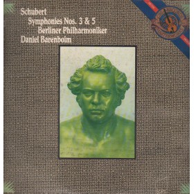 Schubert, Barenboim LP Vinile Symphonies Nos. 3 E 5 / CBS – IM39671 Nuovo