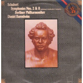 Schubert, Barenboim LP Vinile Symphonies Nos. 2 E 8 / CBS ‎– IM39676 Nuovo