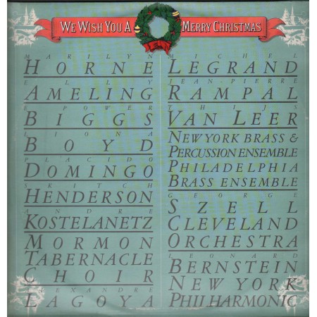 Various LP Vinile We Wish You A Merry Christmas / CBS – FM39093 Nuovo