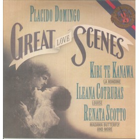 Placido Domingo LP Vinile Great Love Scenes / CBS Masterworks – M39030 Nuovo
