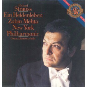Strauss, Mehta, Dicterow LP Vinile Ein Heldenleben / CBS ‎– D37756 Nuovo