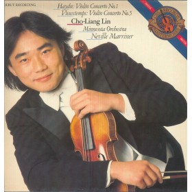Haydn, Vieuxtemps, Lin, Marriner LP Vinile Violin Concerto No. 1, 5 / CBS – D37796 Nuovo