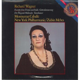 Wagner, Caballé, Mehta LP Vinile Excerpts From Tristan Und Isolde / D37294 Nuovo