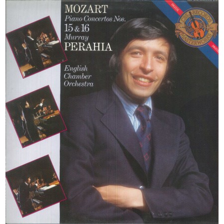Mozart, Perahia LP Vinile Piano Concertos Nos. 15, 16 / CBS Masterworks – D37824 Nuovo