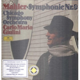 Mahler, Giulini LP Vinile Symphonie Nr.9 / Deutsche – 2707097 Sigillato