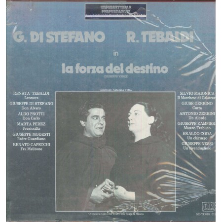 Tebaldi, Di Stefano LP Vinile La Forza Del Destino / CSL– MDTP018019020 Sigillato