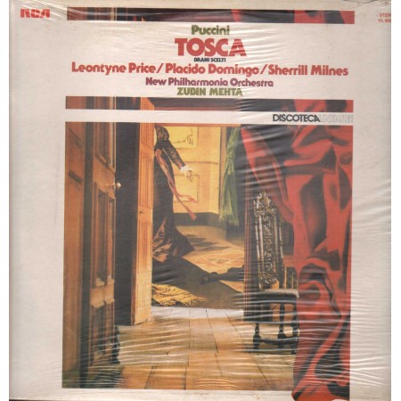 Puccini, Price, Domingo LP Vinile Tosca - Brani Scelti / RCA ‎– VL80567 Sigillato