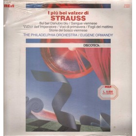 Strauss, Ormandy LP Vinile I Più Bei Valzer Di Strauss / RCA ‎– VL89947 Sigillato