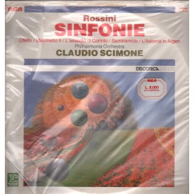 Rossini, Scimone LP Vinile Sinfonie / RCA ‎– VL71106 Sigillato