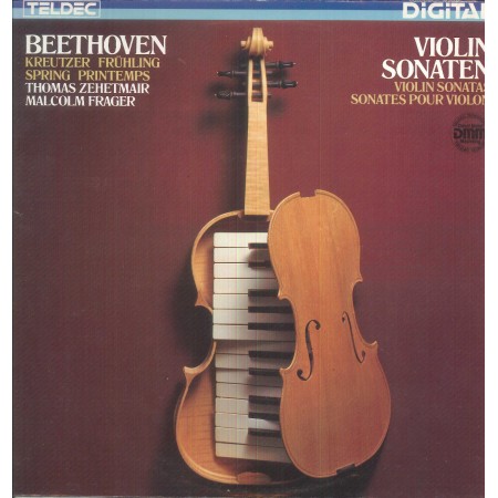 Beethoven, Zehetmair, Frager LP Vinile Violin Sonaten / Teldec – 643251AZ Nuovo