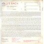 Bach, Ruzicková LP Vinile Harpsichord Concertos Nos. V, VI In F Major, VII In G Minor Sigillato