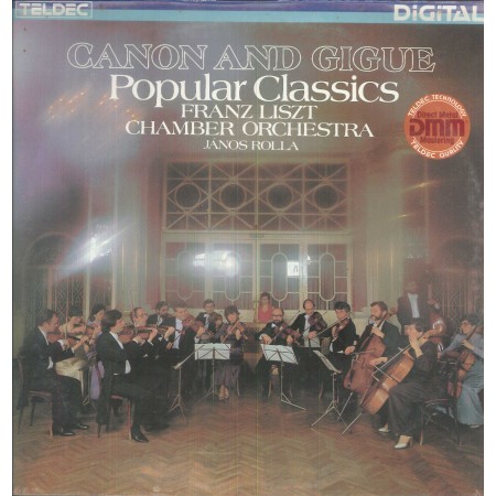 Liszt Chamber Orchestra LP Vinile Canon And Gigue - Popular Classics Sigillato