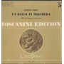 Beethoven, Toscanini, NBC Symphony Orchestra ‎‎LP Vinile Un Ballo In Maschera / AT300 Sigillato