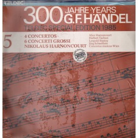 Handel, Harnoncourt LP Vinile 4 Concertos - 6 Concerti Grossi / TELDEC – 648225DM Sigillato